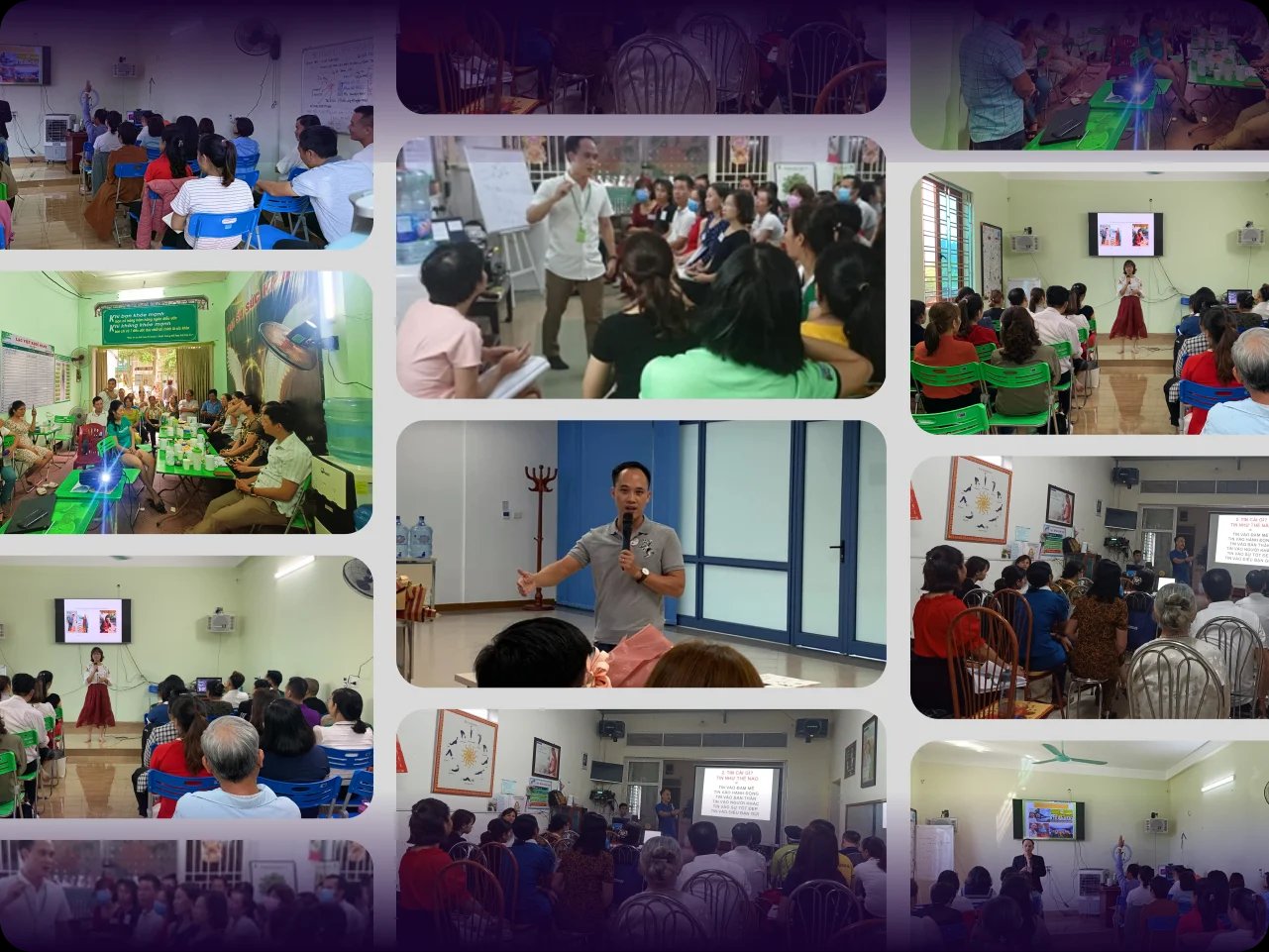 Đào Văn Xuân giảng dạy NLP cho hàng trăm học viên